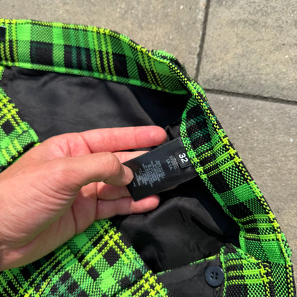 SR Studio Green Plaid Pants