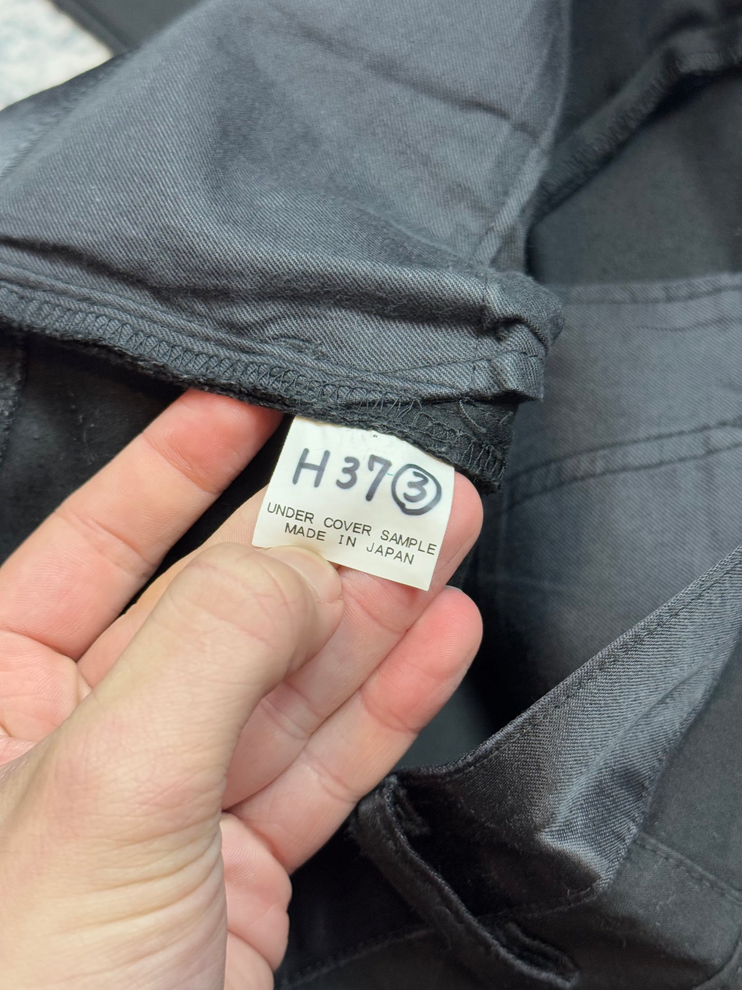 SS07 Undercover Satin Waist Face Pants