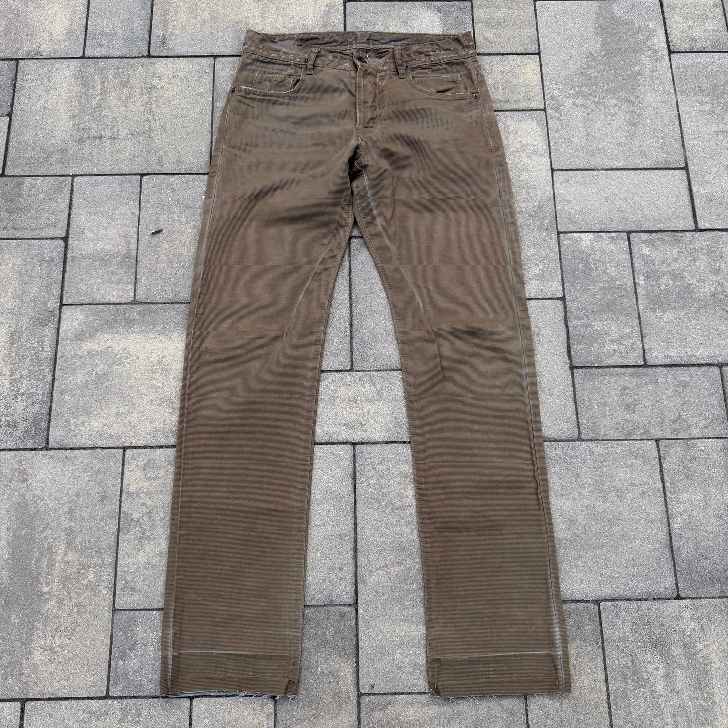 FW07 Rick Owens Grosgrain Detroit Cuts