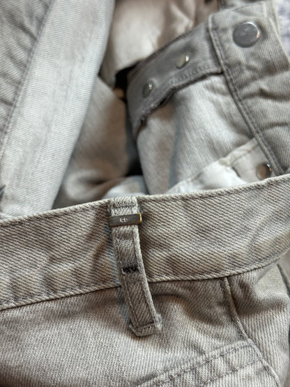 Dior Homme Neutral Grey Skinny Denim