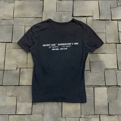 SS98 Helmut Lang Black Summercamp Tee