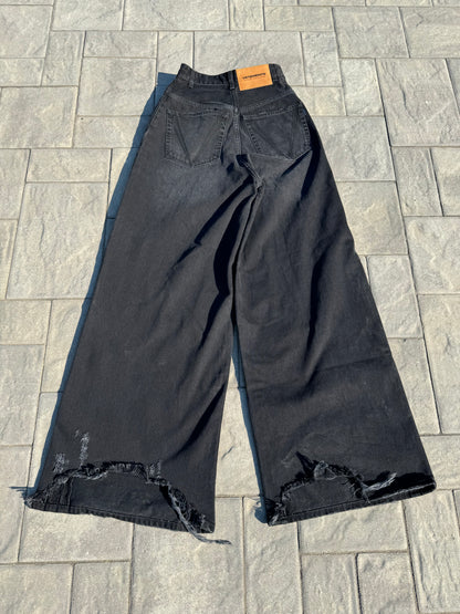 Vetements Destroyed Knee Denim