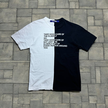 SS02 Junya Watanabe Split Poem Tee