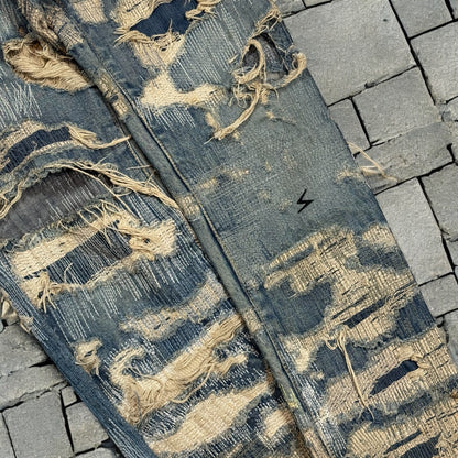 AW05 Undercover “Arts & Crafts” 85 Blue Boro Denim