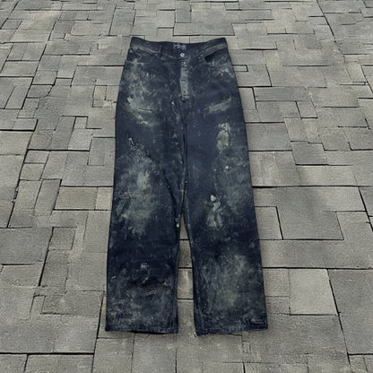Balenciaga Super Destroyed Muddy Denim