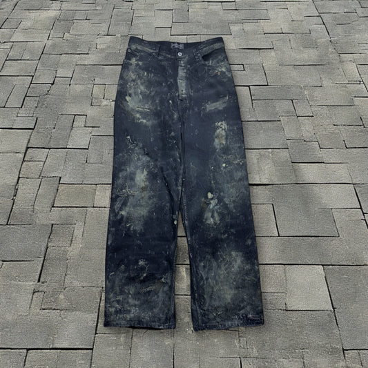 Balenciaga Super Destroyed Muddy Denim