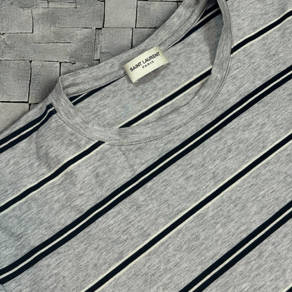 Saint Laurent Paris Striped Tee