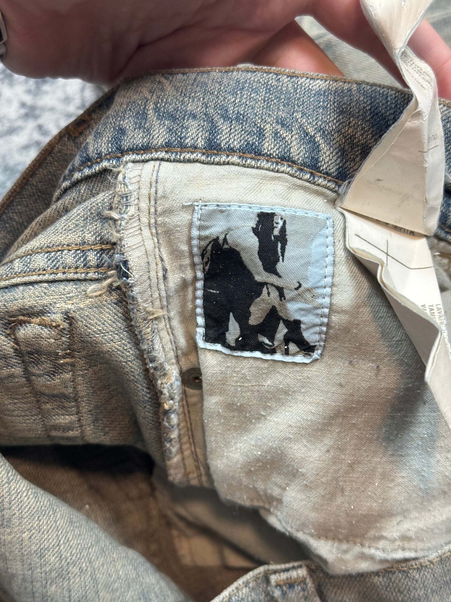 FW06 Rick Owens “Dustulator” Detroit Cut Denim