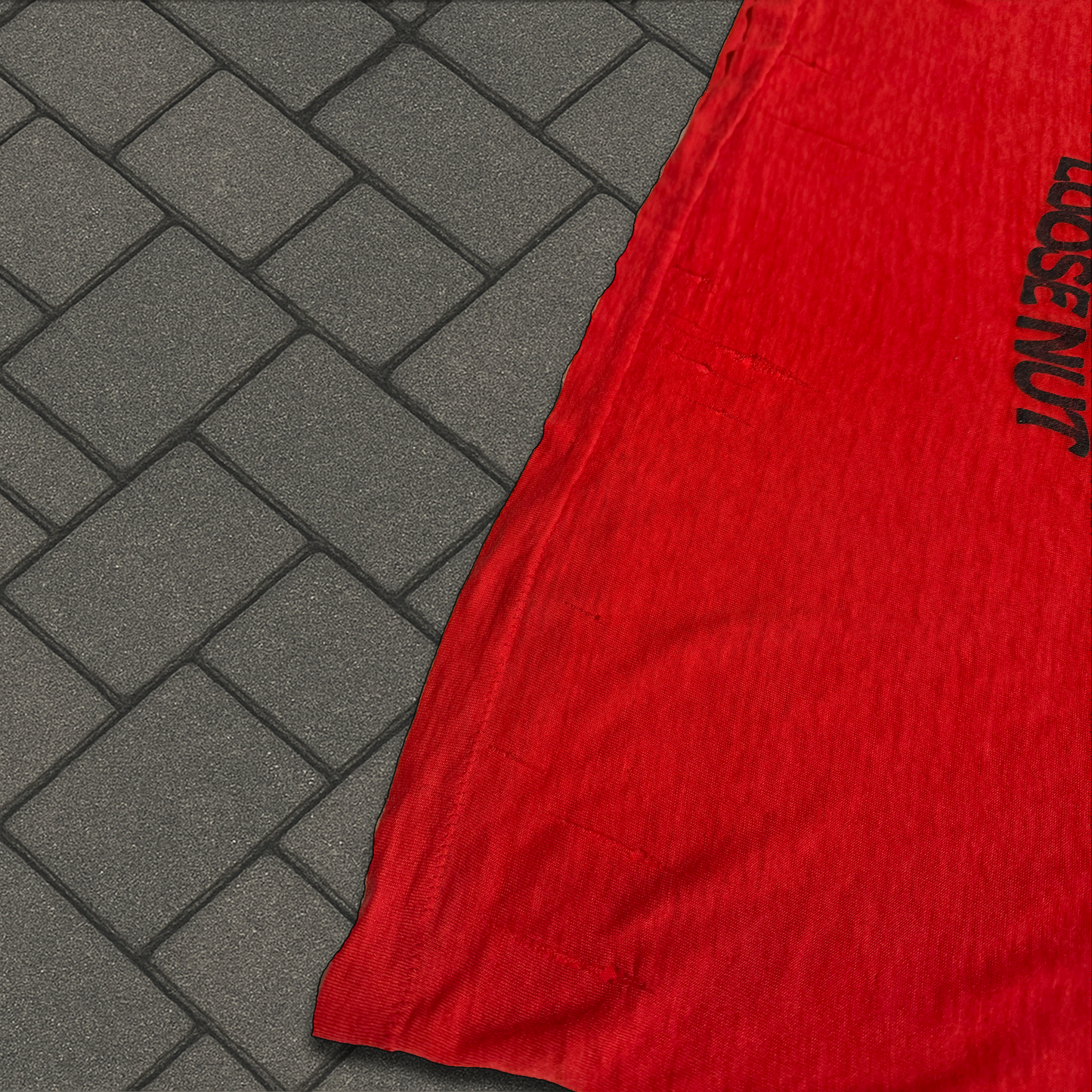 1985 Black Flag Red Loose Nut Tee