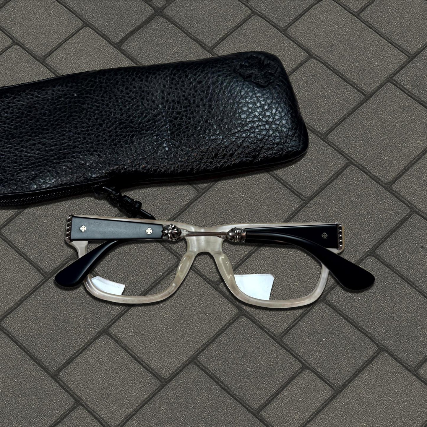 Chrome Hearts Punkass II Clear Glasses