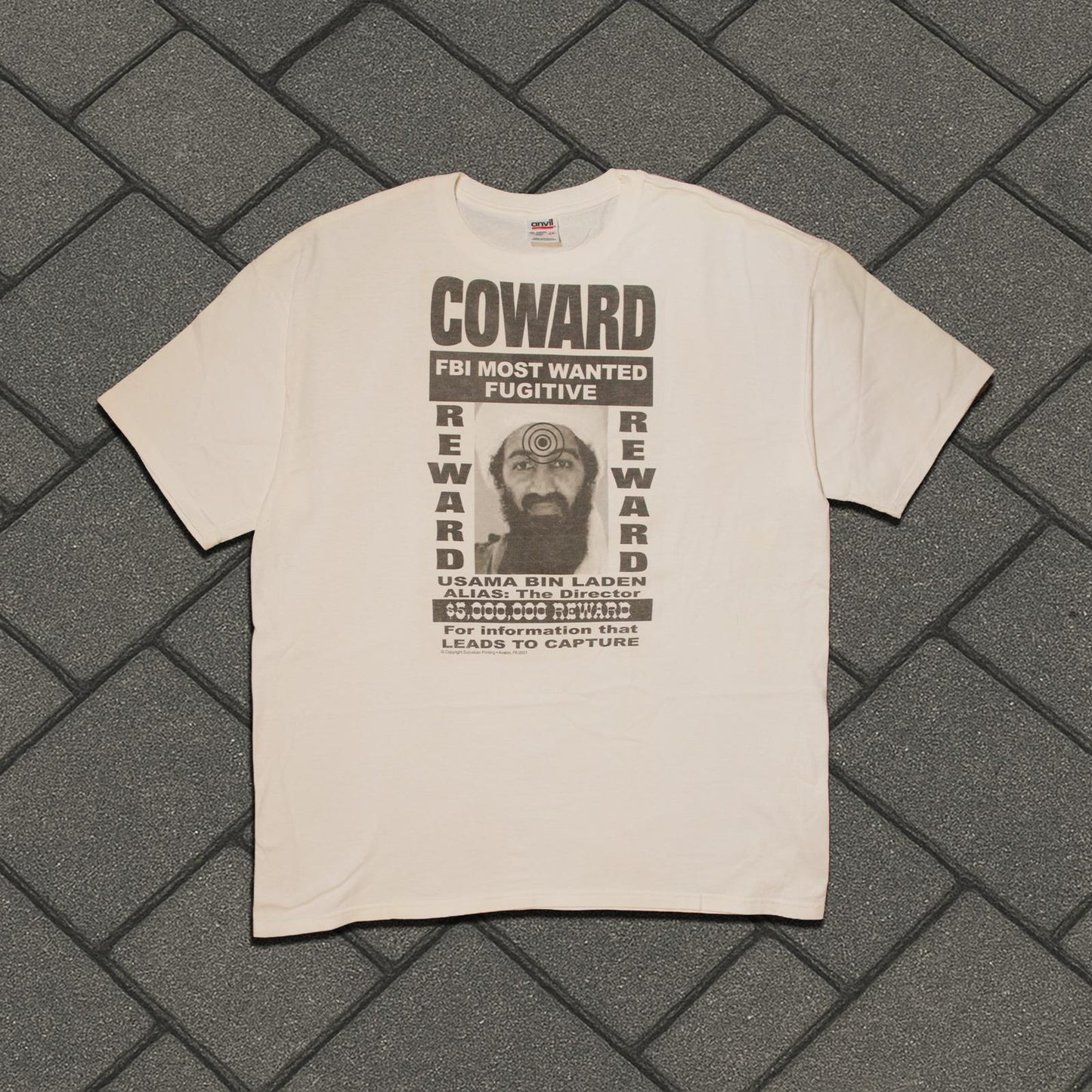 2001 Osama bin Laden Coward Tee
