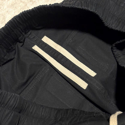 FW17 Rick Owens 'Glitter' Black Creatch Cargo Pants