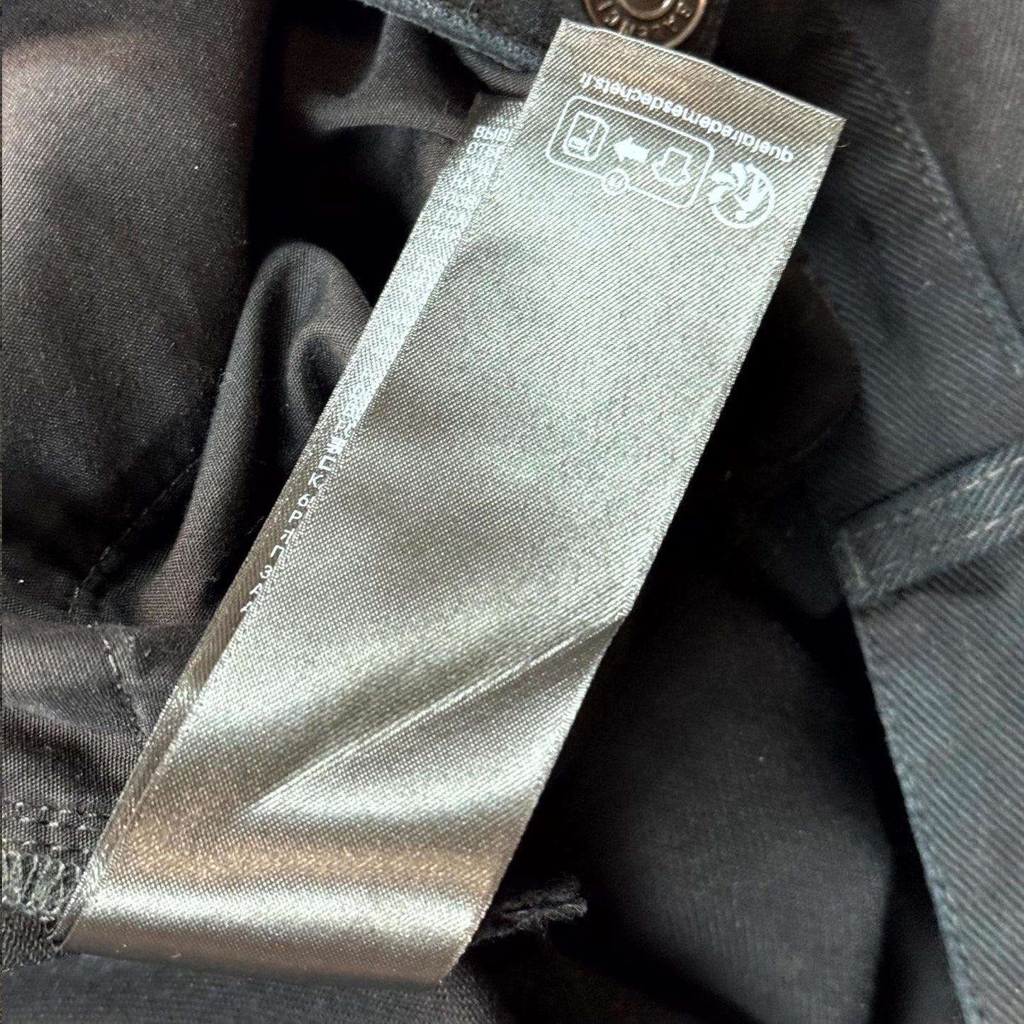 SS23 Balenciaga Black Wide Leg Denim