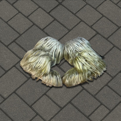 Rick Owens Moncler Acid Degrade Bigrock Fur Boots
