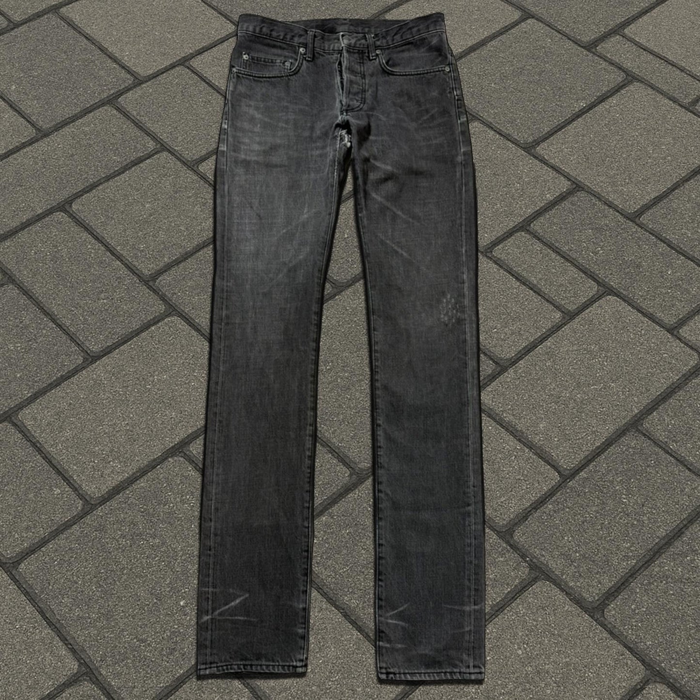 AW04 Dior Homme Grey Clawmark Denim