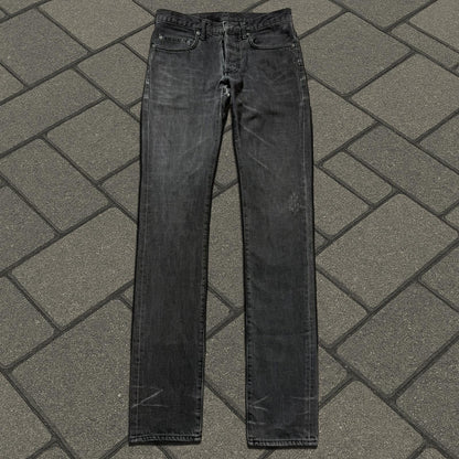 AW04 Dior Homme Grey Clawmark Denim
