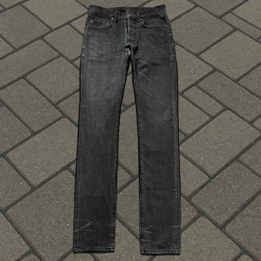 AW04 Dior Homme Grey Clawmark Denim