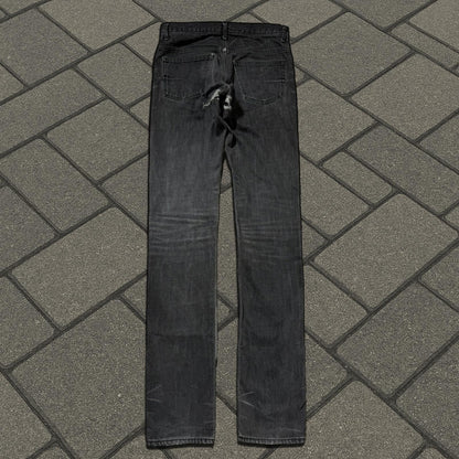 AW04 Dior Homme Grey Clawmark Denim