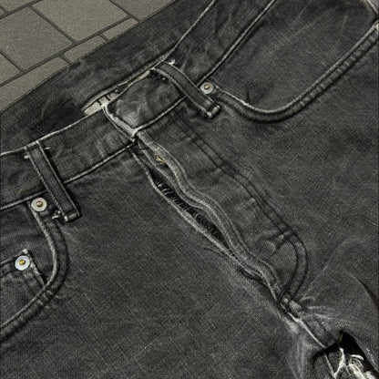 AW04 Dior Homme Grey Clawmark Denim