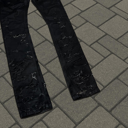 SS04 Dior Homme Waxed Strip Denim
