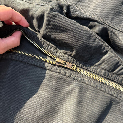 FW07 Rick Owens Corduroy Waxed Double Layer Aircut Denim