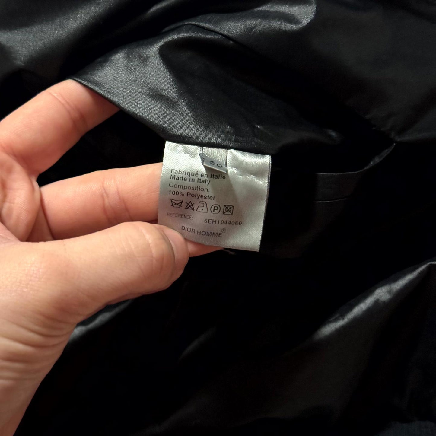 SS06 Dior Homme Black Bomber Jacket