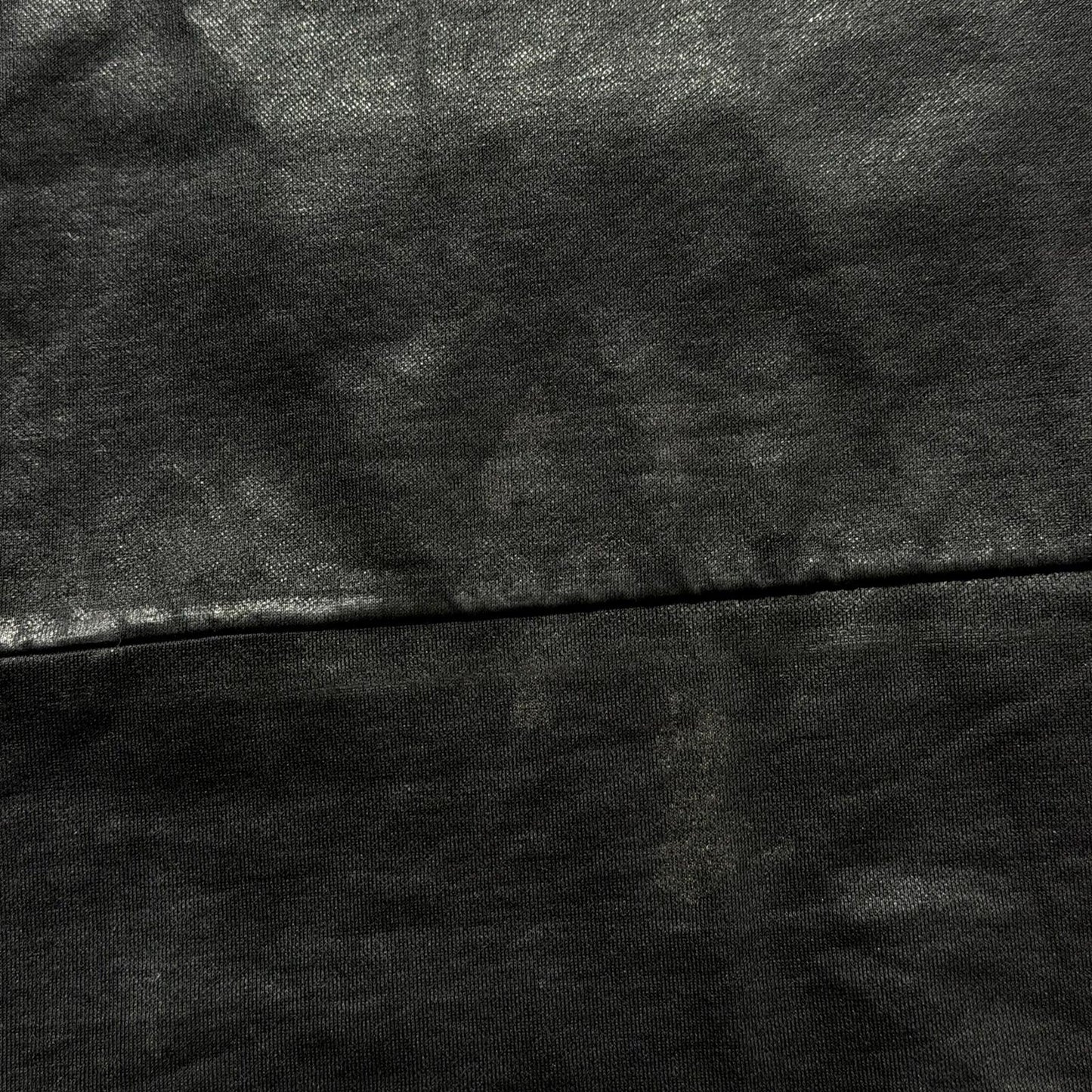 AW03 Dior Homme Black Waxed Luster Hoodie