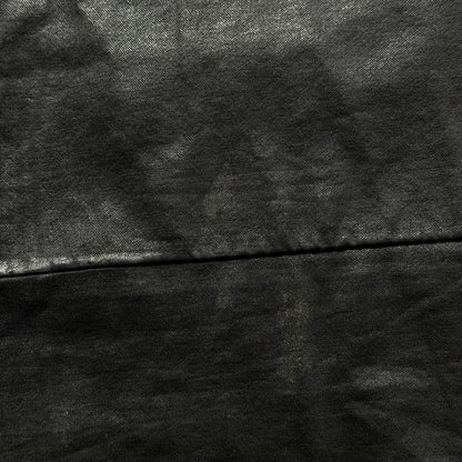 AW03 Dior Homme Black Waxed Luster Hoodie
