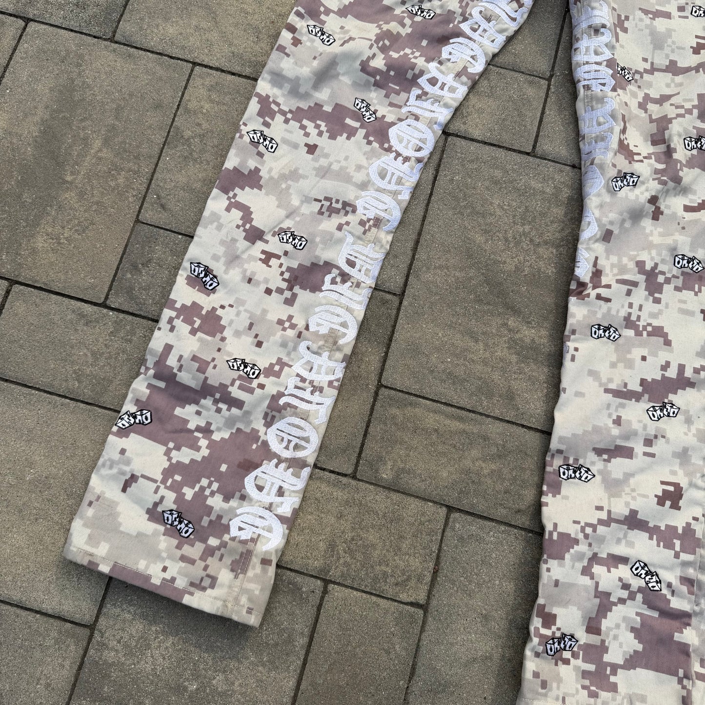 Vlone Dice Old English Denim