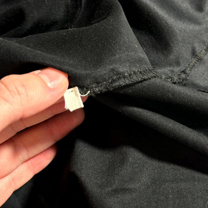 AW03 Dior Homme Black Waxed Luster Hoodie