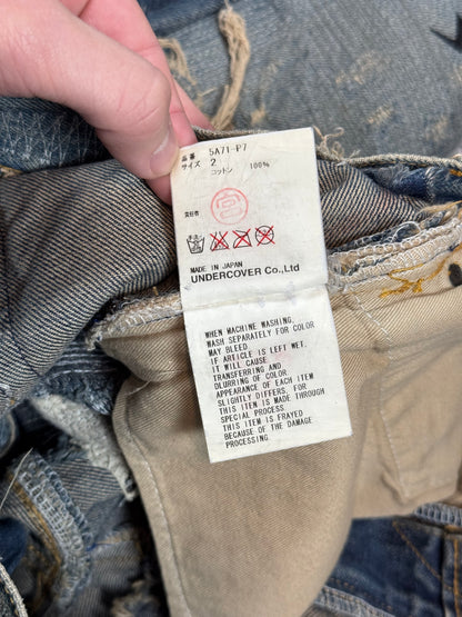 AW05 Undercover “Arts & Crafts” 85 Blue Boro Denim