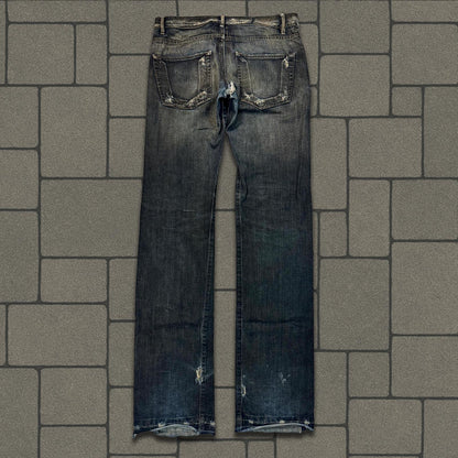 FW08 Rick Owens Stag Clawmark Detroit Cut Denim