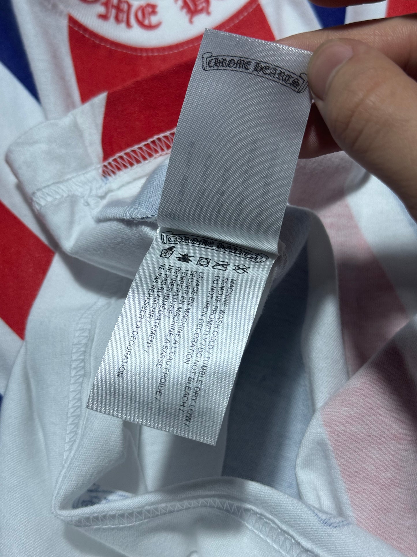 Chrome Hearts Pete Punk UK Flag Tee