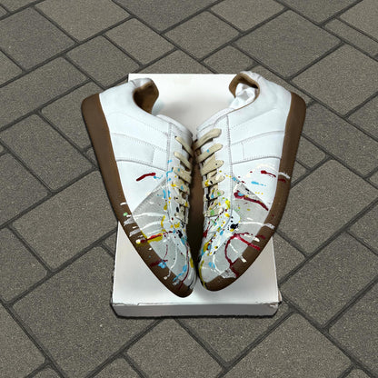 Maison Margiela White Paint Splatter Gat