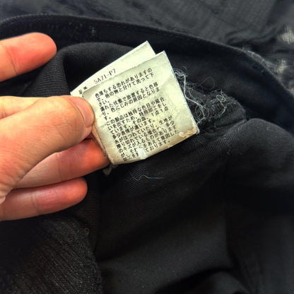 AW05 Undercover “Arts & Crafts” Black 85 Denim
