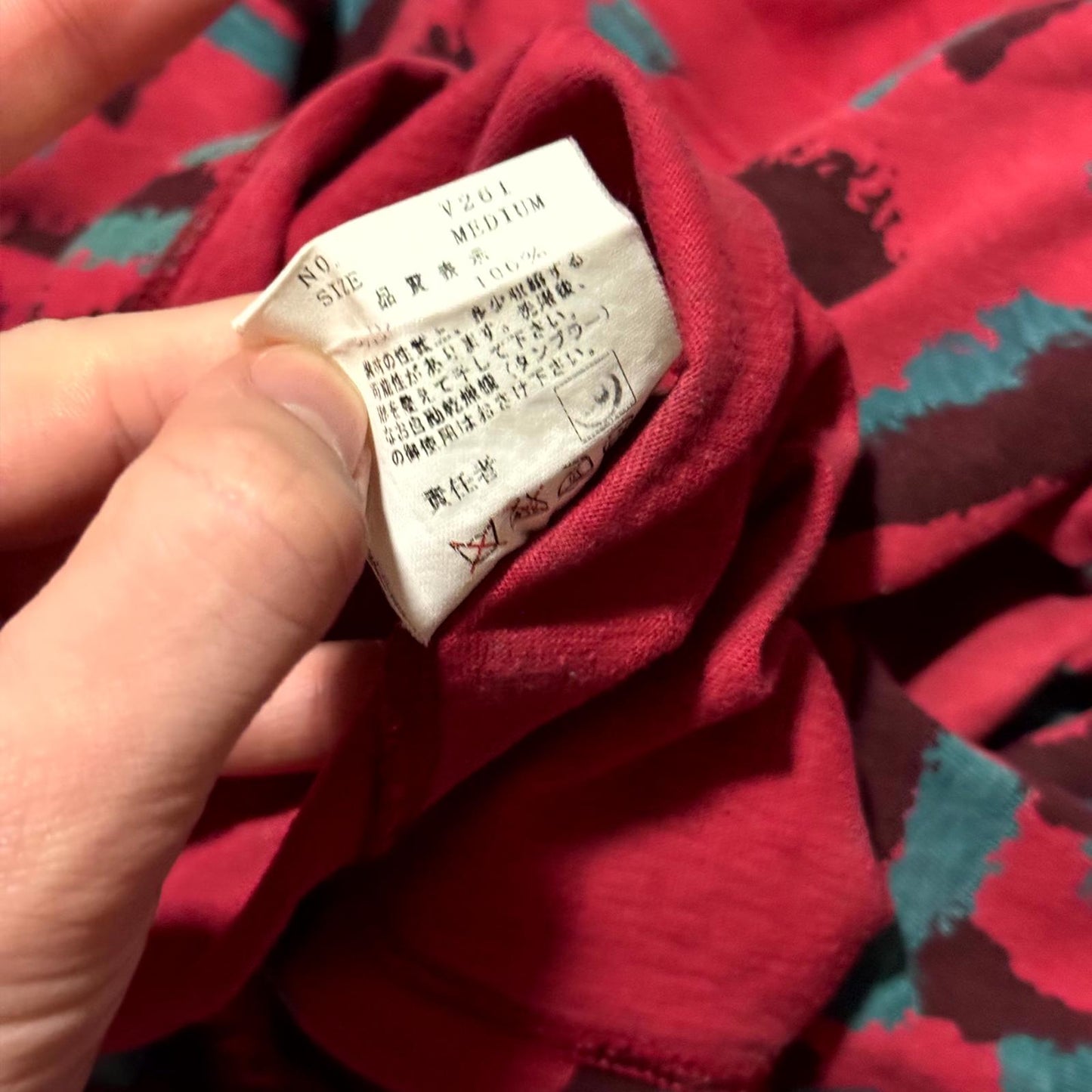 AW03 Undercover 'Paperdoll' Red I Hate Longsleeve