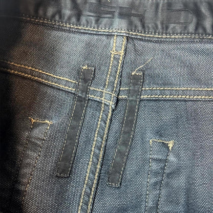 SS09 Rick Owens Black Banana Cut Denim