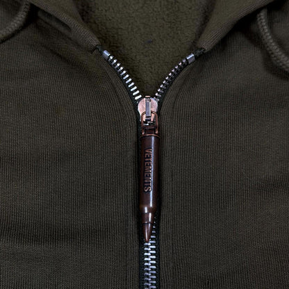 FW19 Vetements Bullet Zip Up Hoodie