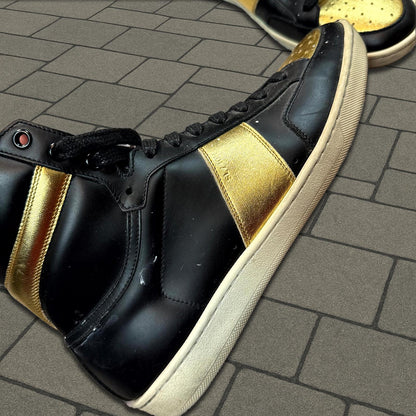 Saint Laurent Paris Sl/01H Gold Sneaker