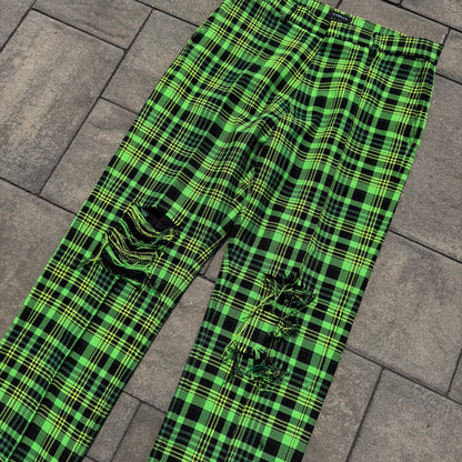 SR Studio Green Plaid Pants