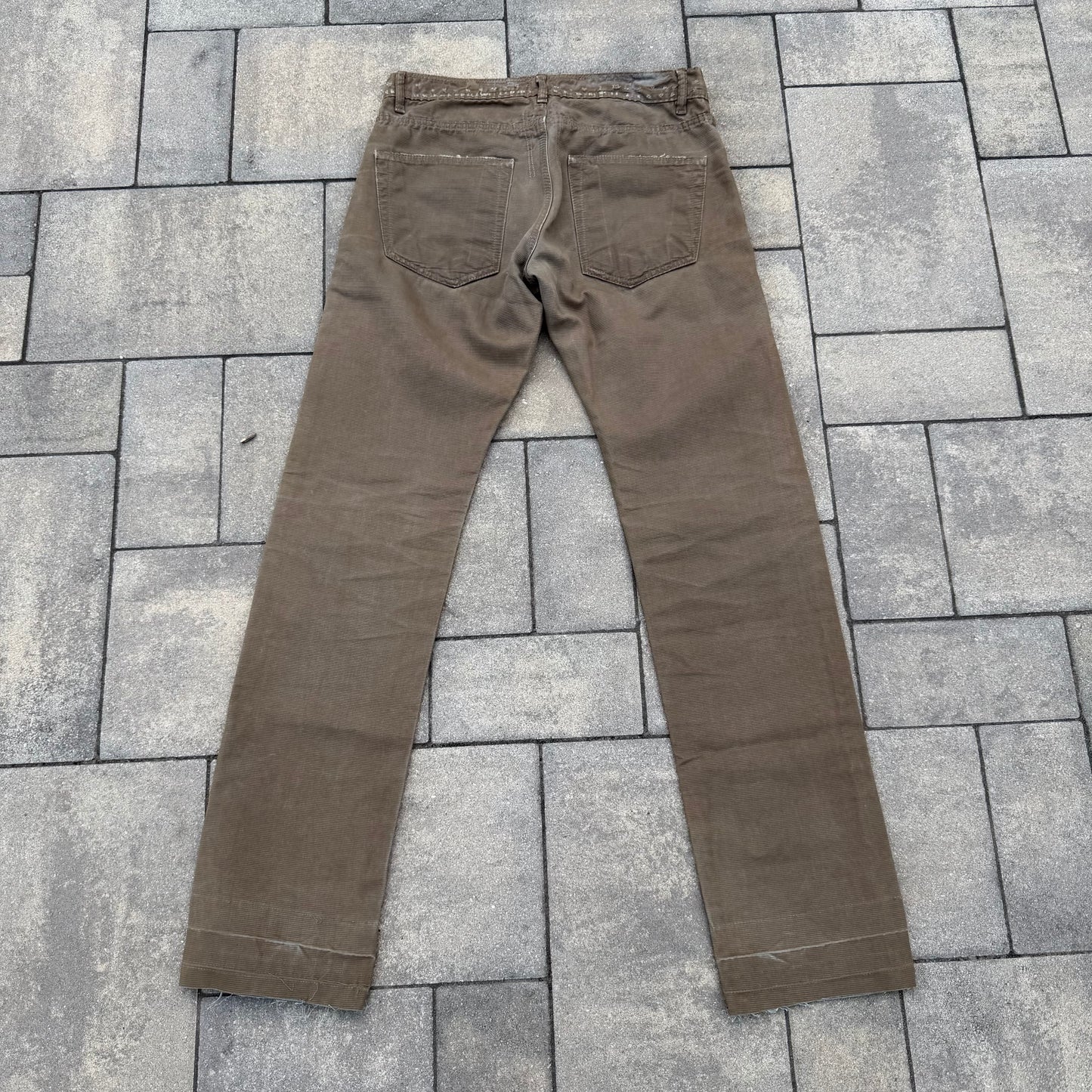 FW07 Rick Owens Grosgrain Detroit Cuts