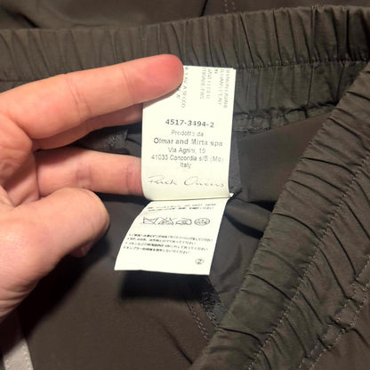 SS15 Rick Owens 'Dark Dust' Brown Dropcrotch Pants