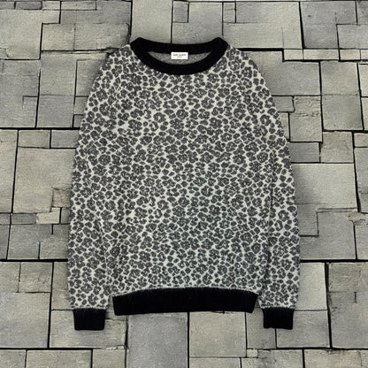 SS15 Saint Laurent Paris Baby Cat Mohair Sweater