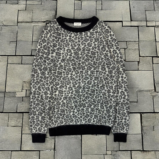 SS15 Saint Laurent Paris Baby Cat Mohair Sweater