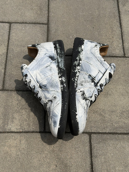 Maison Margiela White Painted Gat Sneaker