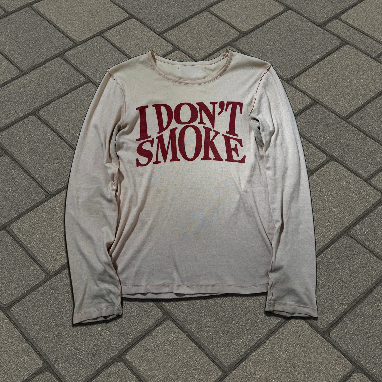 AW06 Maison Margiela Reversible ‘I Don’t Smoke’ Longsleeve