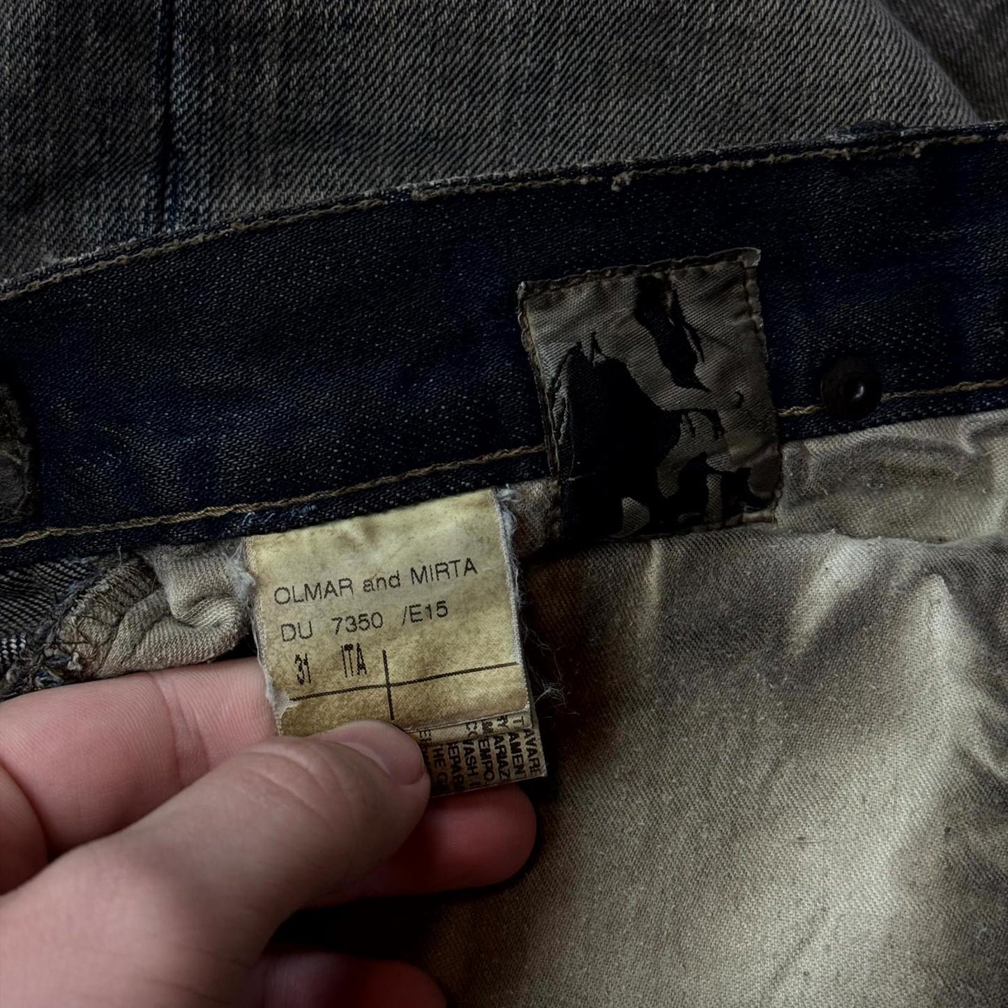 FW07 Rick Owens Dust Detroit Denim