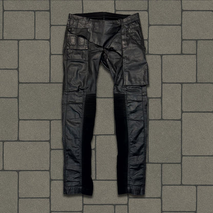SS16 Rick Owens Waxed Memphis Cut Denim