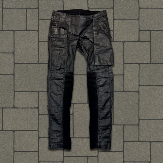 SS16 Rick Owens Waxed Memphis Cut Denim