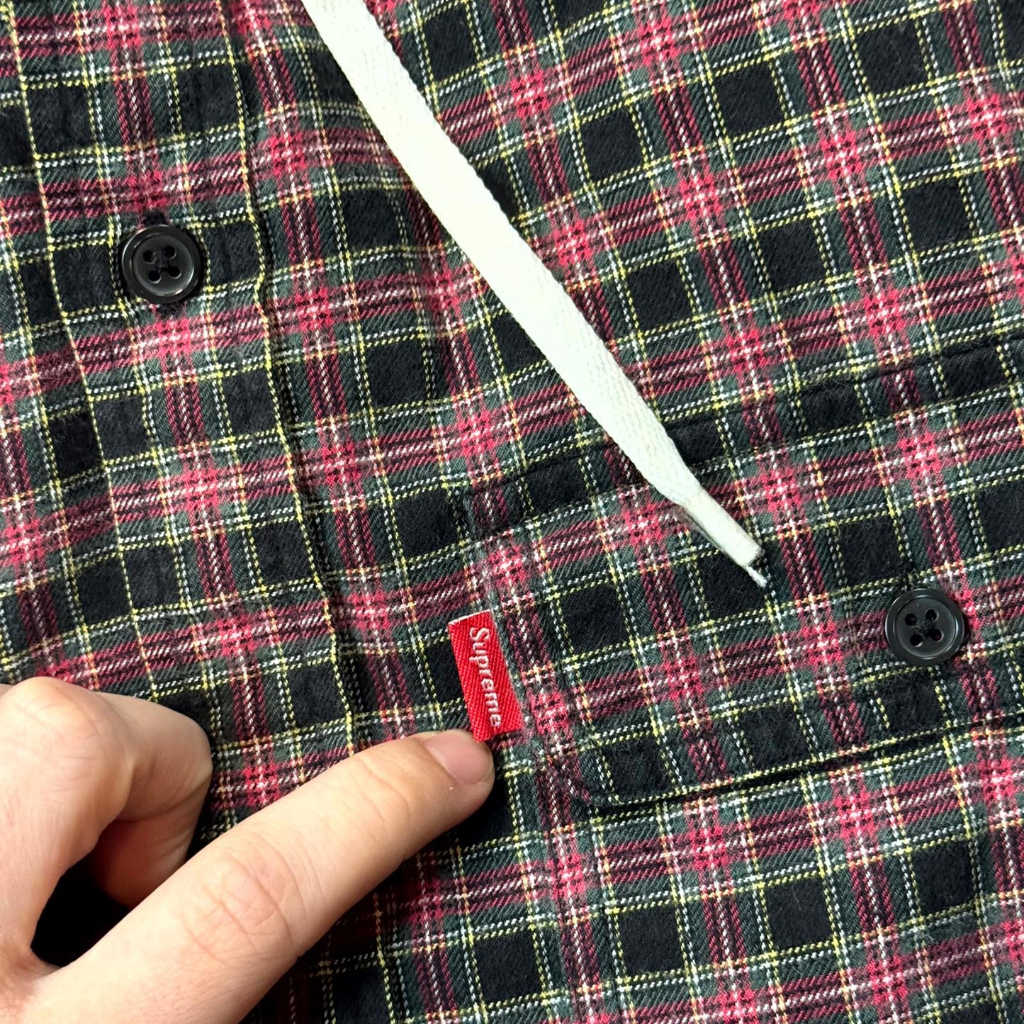 FW14 Supreme Hooded Flannel